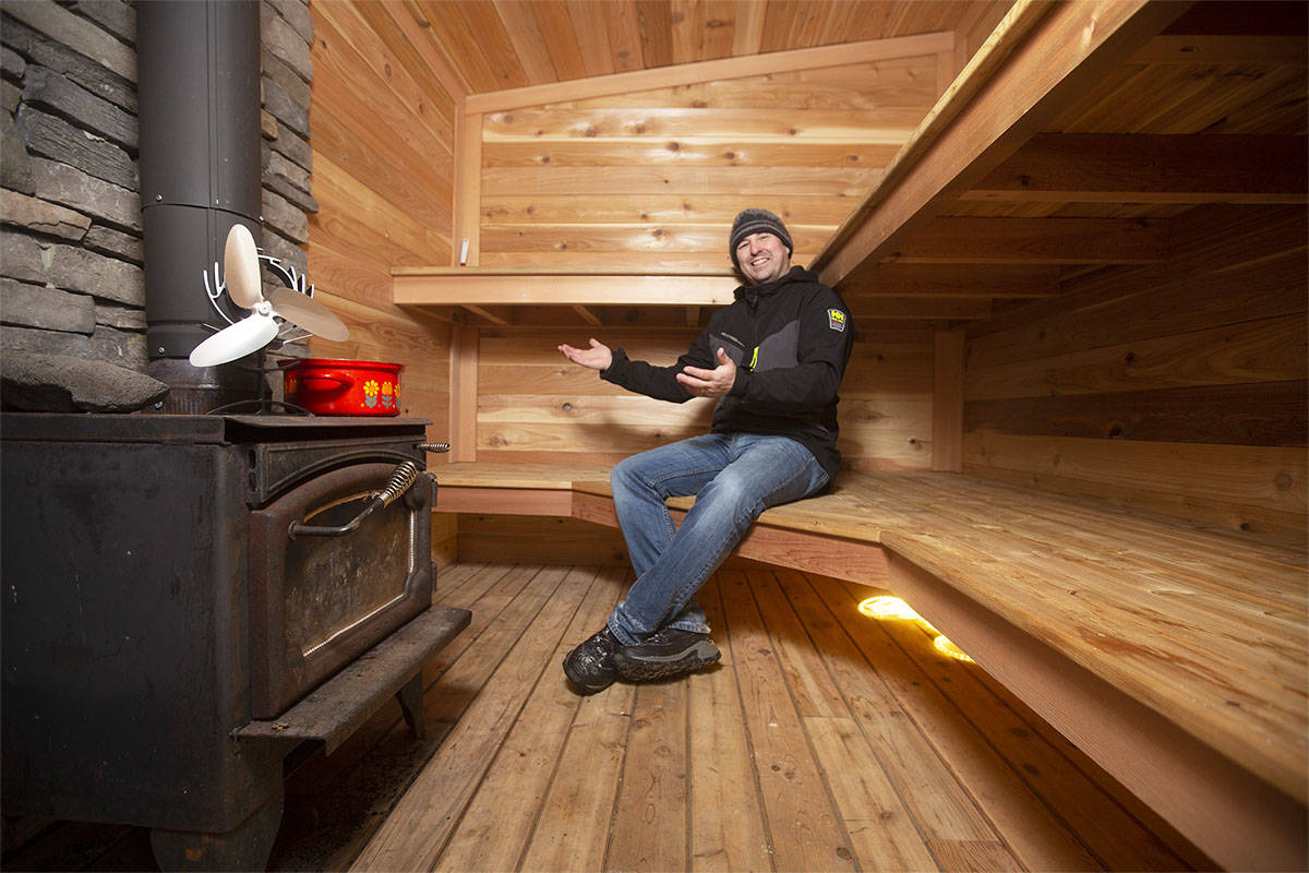 wood stove for sauna